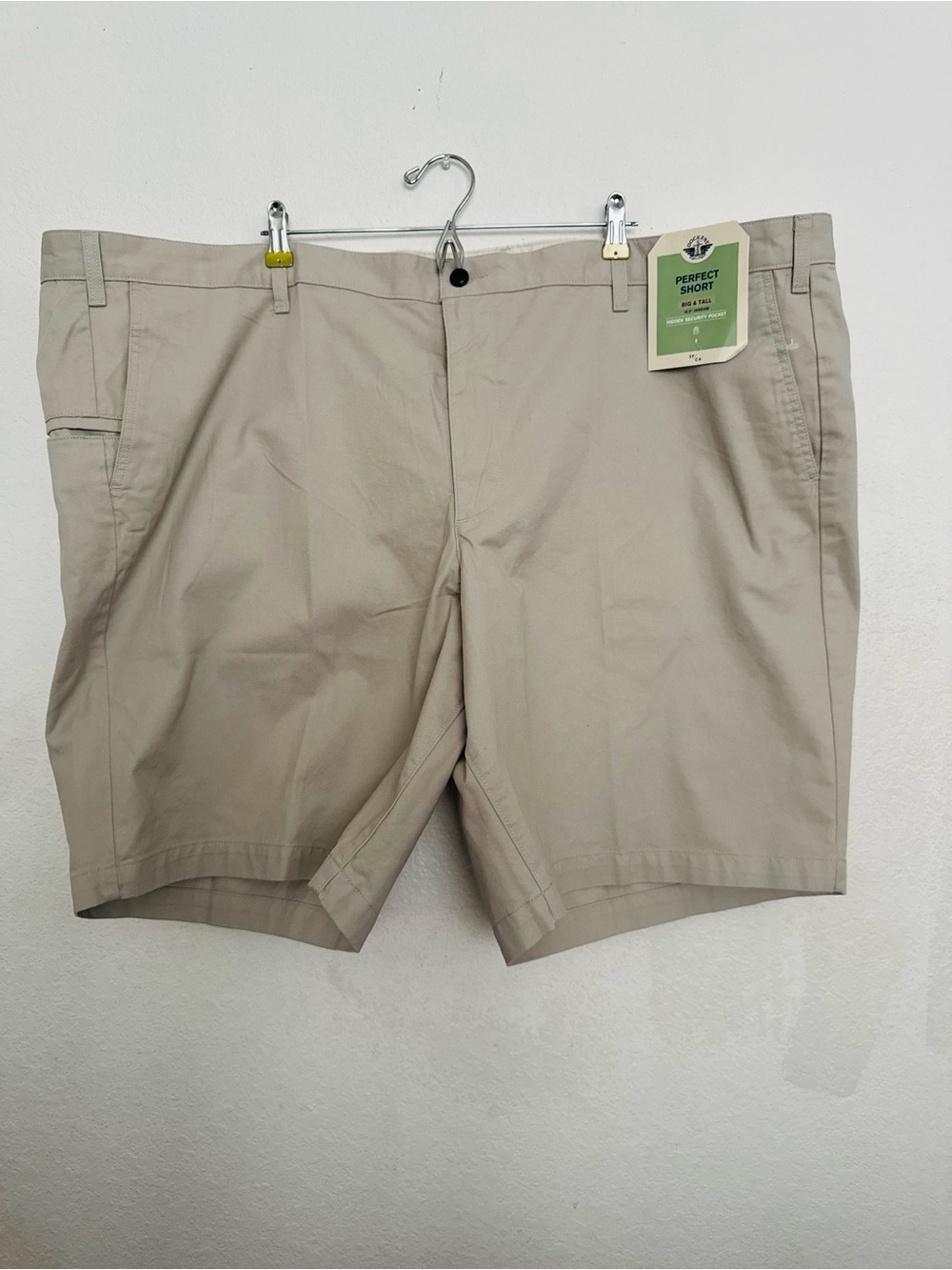 DOCKERS Perfect Short Light Khaki Big & Tall size 54